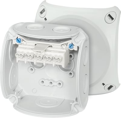 Hensel DK 0202 GZ Klemensli Kablo Bağlantı Buatı IP66 93x93x62 mm