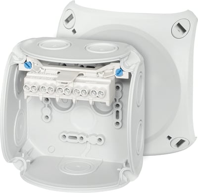 Hensel DK 0404 GZ Klemensli Kablo Bağlantı Buatı IP66 104x104x70 mm