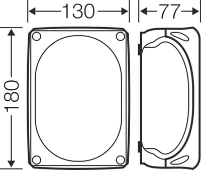 Hensel DK 1006 GZ Klemensli Kablo Bağlantı Buatı IP66 130x180x77 mm