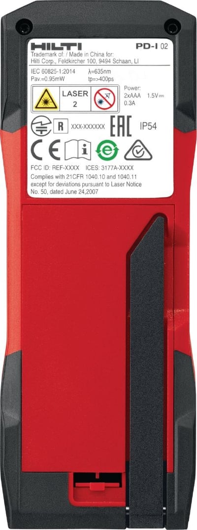Hilti 2212517  Lazermetre PD-I – 100 m Mesafe Ölçer