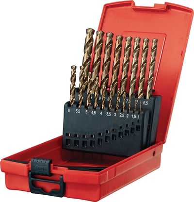 Hilti HSS-Co 1–10 mm Kobalt Matkap Ucu Seti (19 Parça)
