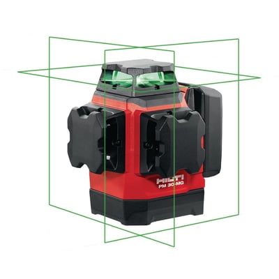 Hilti PM 30-MG Çoklu Çizgi Lazer (360° Yeşil Çizgili, Çantalı)