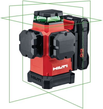 Hilti PM 50MG-22 Çoklu Çizgi Lazeri (360° Yeşil Çizgili, Çantalı)