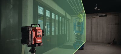 Hilti PM 50MG-22 Çoklu Çizgi Lazeri (360° Yeşil Çizgili, Çantalı)