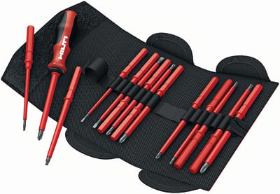 Hilti S-SD-S Yalıtımlı VDE Tornavida Seti 15 Parça