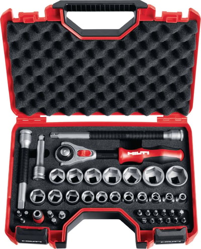 Hilti S-SWS Lokma Anahtarı Seti 40-Parçalı Set