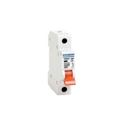 Hyundai HİBD63N1P/10AC Otomatik Sigorta C Tipi 1 Faz 10A. 6kA