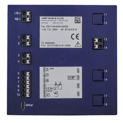 Jumo diraTRON Panel Tipi PID Sıcaklık Kontrol Cihazı-702114/8-0000-23/000