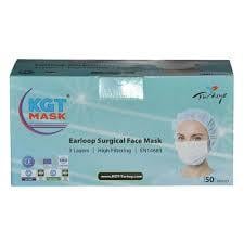 Kgt Mask 3 Katlı Telli Cerrahi Maske 50 Adet