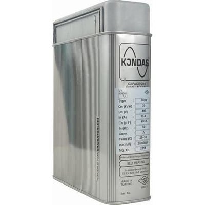 Kondaş 5 KVAR Kutu Tip 3 Faz Kondansatör 400V.