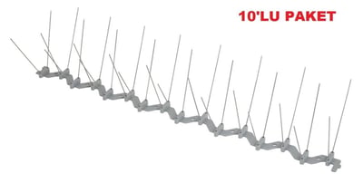 Kuş Konmaz Dikeni - Kuş Kondurmaz Metal Tel Diken 10lu Paket