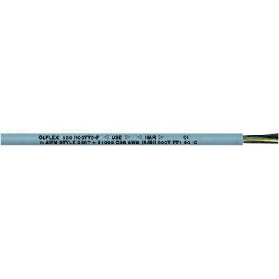 LAPP ÖLFLEX® 150 H05VV5-F 5G2,5 mm² Gri PVC Kontrol Kablosu