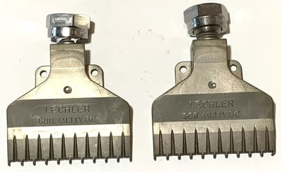 Lechler 600.493.1Y.BC Flat Fan Air Nozzle SS316L 1/4