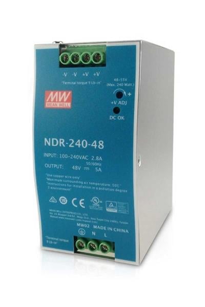 Mean Well NDR-240-48 240W 48V 5A Güç Kaynağı