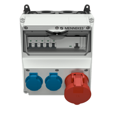 Mennekes 920015 AMAXX RCD Tip Alı Kombinasyon Ünitesi 32A 400V