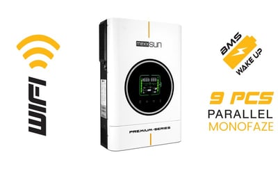 MEXXSUN Tam Sinüs Akıllı İnverterler MEXX-P4kW - Premium 24V 4kW (Wi-Fi/ Dual Output)