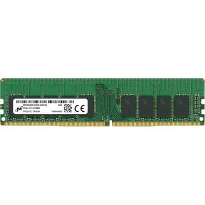 Micron 32GB 3200MHz DDR4 ECC UDIMM Server Bellek