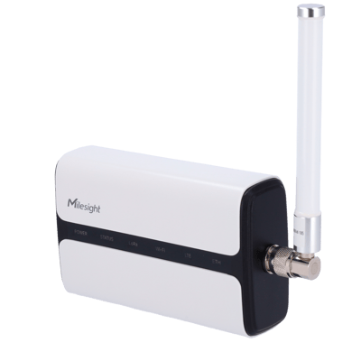 MILESIGHT UG65-L04EU-868M-EA Semi-Indust. LoRaWAN 8Ch Gateway 4G/IP65/Wi-Fi/PoE PD/Ext Antenna