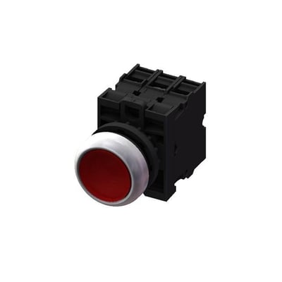 Moujen M22FP-MSF-SP11-P Kırmızı Yaylı Buton 1NA