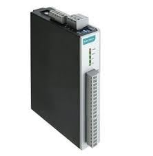 MOXA ioLogik R1210 RS-485 remote I/O, 16 DIs, -10 to 75°C operating temperature.