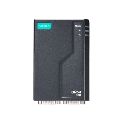 MOXA UPort 1250-G2 2 port RS-232/422/485 USB-seri dönüştürücü