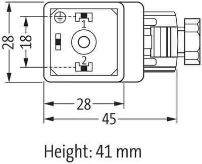 Murr Elektronik | 7000-29001-0000000 SVS Valve Plug Form A 18mm Field-Wireable