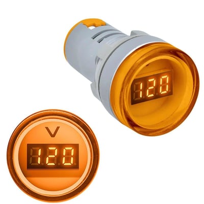 Nexo AD16-22DSV Turuncu Dijital Voltmetre AC 12-500 V 