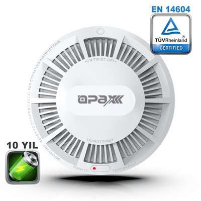 Opax HY-SSA01 Photoelectric Kombine Kablosuz Duman ve Isı Dedektörü ve Alarmı