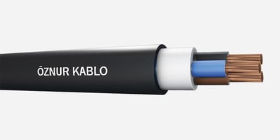 Öznur 3X1,5 mm N2XH Halojen Free  Kablo