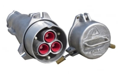 Patton & Cooke C80C1069F-AL-ER 250A 8kV 3P+E+Pilot Seyyar Fiş Kırmızı