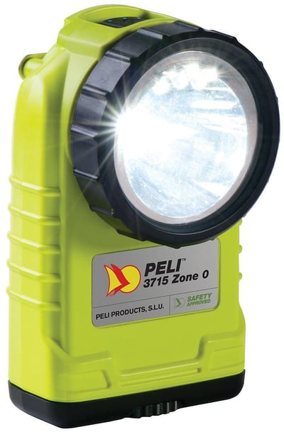 Peli 3715Z0 ATEX Zone 0 90 Derece Eğimli Kafa El Feneri