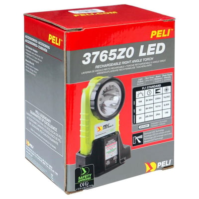 Peli 3765Z0 ATEX Zone 0 Şarjlı Led 90 Derece Eğimli Kafa