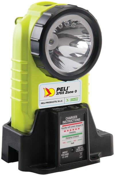 Peli 3765Z0 ATEX Zone 0 Şarjlı Led 90 Derece Eğimli Kafa