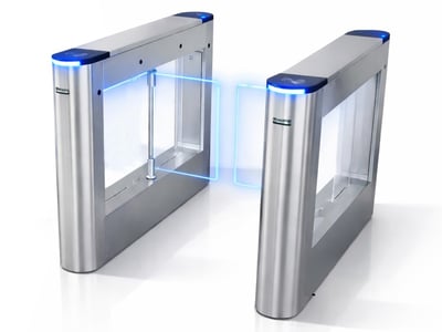 PERKOTEK SG 555 Swing Gate Hızlı Geçiş Turnike Sistemi