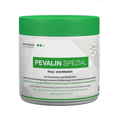 PEVALİN Spezial Boyalı Yağlı ve Yapışkan Tüm Cilt Kirlilikleri İçin El Temizleme Kremi