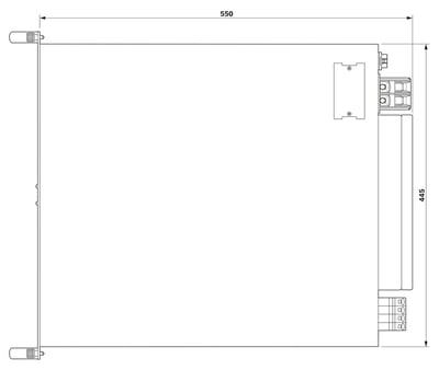 Phoenix Contact 1232243 CHARX PS-M2/3AC/1000DC/30KW DC Güç Modülü 30 kW Hızlı Şarj