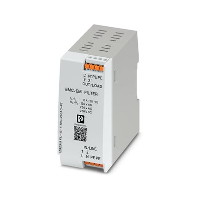 Phoenix Contact 1292319 FIL-1S-1-10A-230AC-PT - 10 A 230 V AC 220 V DC EMC Filtresi