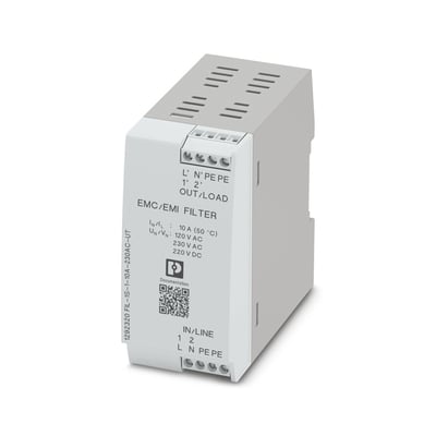Phoenix Contact 1292320 FIL-1S-1-10A-230AC-UT - 10 A 230 V AC 220 V DC EMC Filtresi