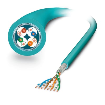 Phoenix Contact 1416567 VS-OE-OE-94B-100,0 | Ethernet CAT5 Data Kablosu | 100 m, Ekranlı, PUR