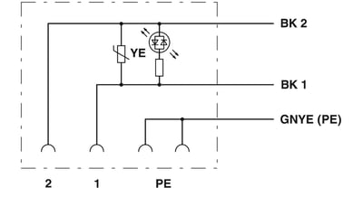 Phoenix Contact 1443129 SAC-3P-5,0-PUR/A-1L-V | Sensör/Aktüatör Kablosu | 3 Kutup, 5 m, PUR Siyah-Gri, 1 LED