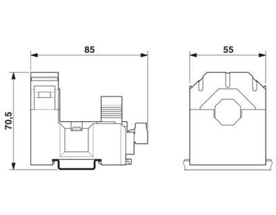 Phoenix Contact-2813460 Akım ölçüm transdüseri MCR-SL-S-200-U