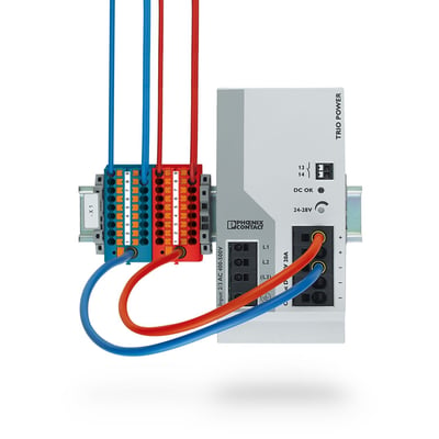 Phoenix Contact 3273222 PTFIX 6/12X2,5-NS35A BU Dağıtım Bloğu | 13 Bağlantı, 690V