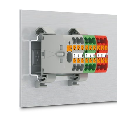 Phoenix Contact 3273224 PTFIX 6/12X2,5-NS35A RD Dağıtım Bloğu | 13 Bağlantı, 690V