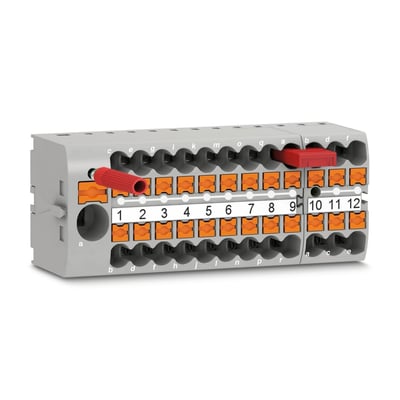 Phoenix Contact 3273224 PTFIX 6/12X2,5-NS35A RD Dağıtım Bloğu | 13 Bağlantı, 690V