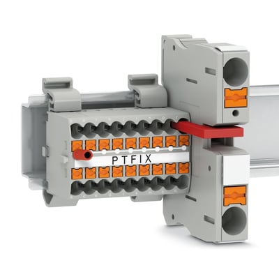 Phoenix Contact 3273224 PTFIX 6/12X2,5-NS35A RD Dağıtım Bloğu | 13 Bağlantı, 690V