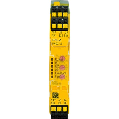 Pilz 751109 PNOZ s9 C 24VDC Emniyet Rölesi 3 NO 1 NC Zaman Ayarlı