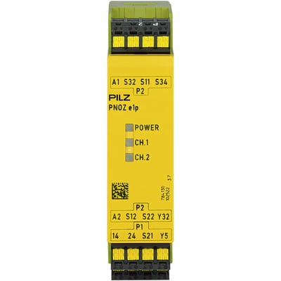 Pilz 784130 PNOZ e1p C 24VDC – 2 Emniyet + 1 Yardımcı Çıkışlı Bağımsız Emniyet Rölesi