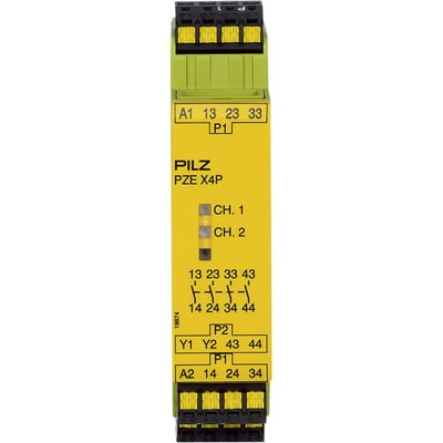 Pilz 787585 PZE X4P C 24VDC Kontak Genişletme Bloğu – 4 N/O