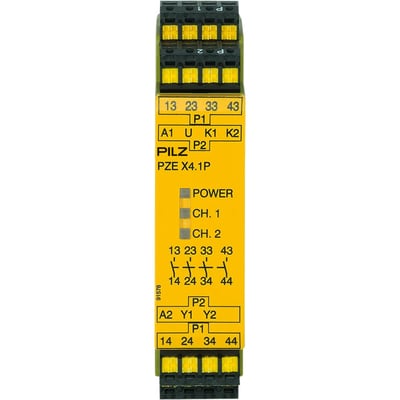 Pilz 787587 PZE X4.1P C 24VDC Kontak Genişletme Bloğu – 4 N/O