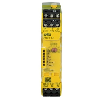 Pilz 750103 PNOZ s3 24VDC 2 N/O Emniyet Rölesi